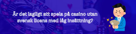 Utländska casinon med låg insättning En guide till spelare